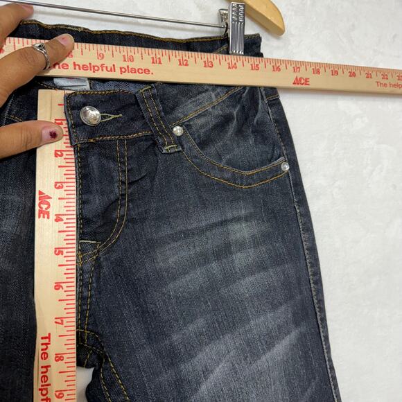 NWT True Religion 29 Joey Big‎ T Jeans Painted Flap Straight Low-Rise Streetwear - Picture 8 of 11